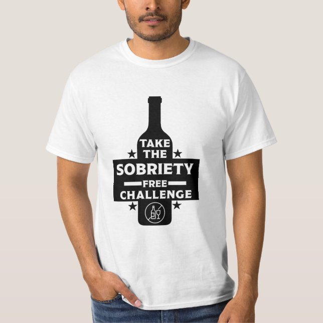 Camiseta Sem Álcool E Sóbrio (Frente)