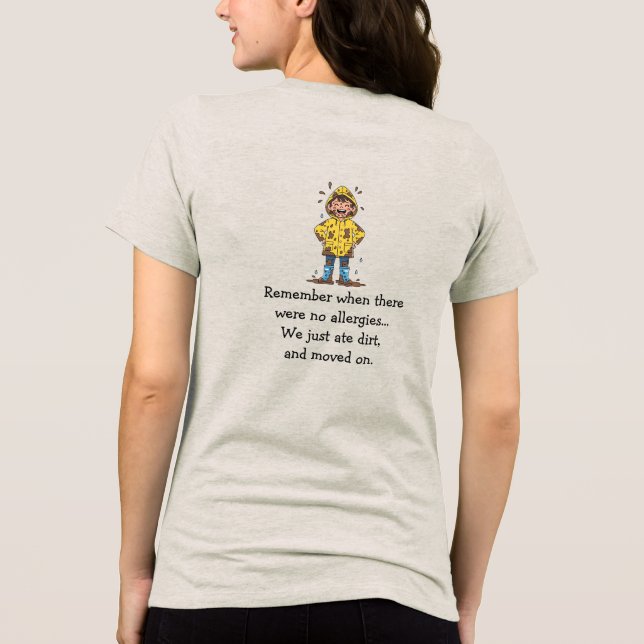Camiseta Sem Alergias (Verso)