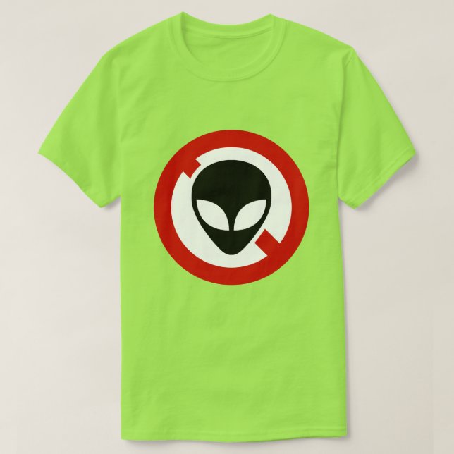 CAMISETA SEM ALIENS (Frente do Design)