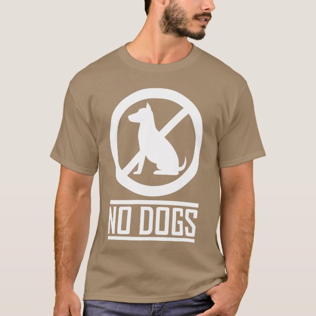 Camiseta Sem amigos de presentes de cães (Frente)