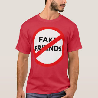 Camiseta Sem Amigos Falso