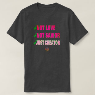 CAMISETA SEM AMOR NENHUM UNISEX SAVIOR
