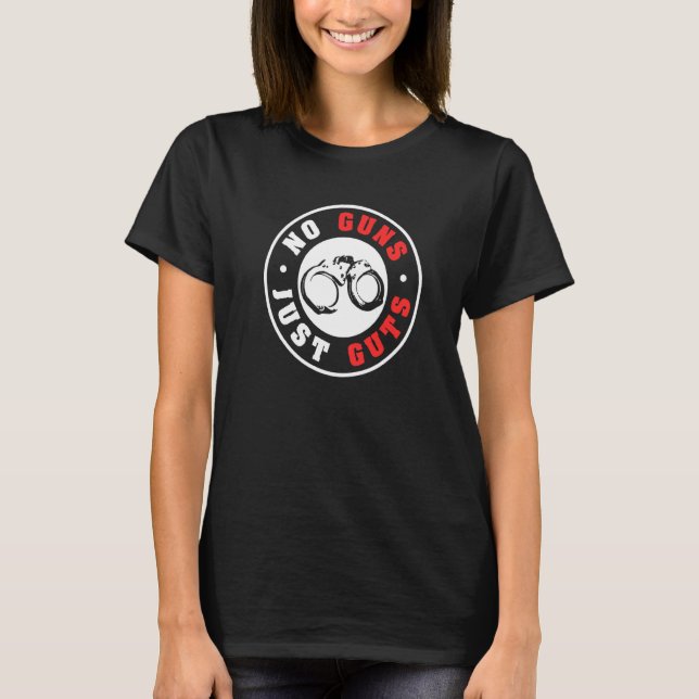 Camiseta Sem Armas Apenas Algemas (Frente)