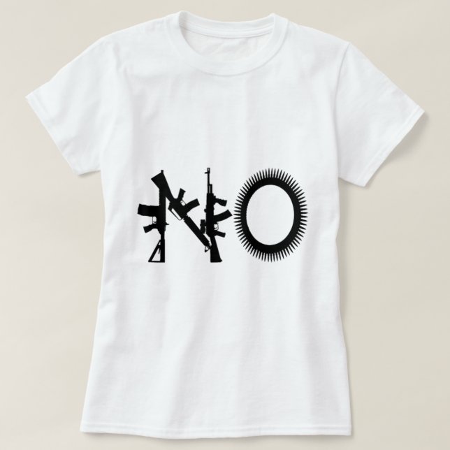 Camiseta Sem Armas de Guerra (Frente do Design)