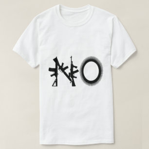 Camiseta Sem armas de T-Shirt de Guerra
