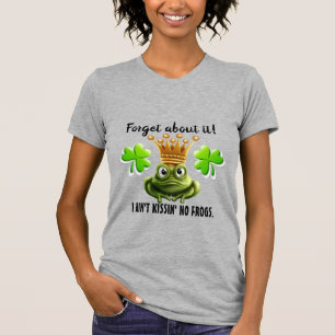 Camiseta Sem Beijo de Sapo Versão do Dia de São Patrício