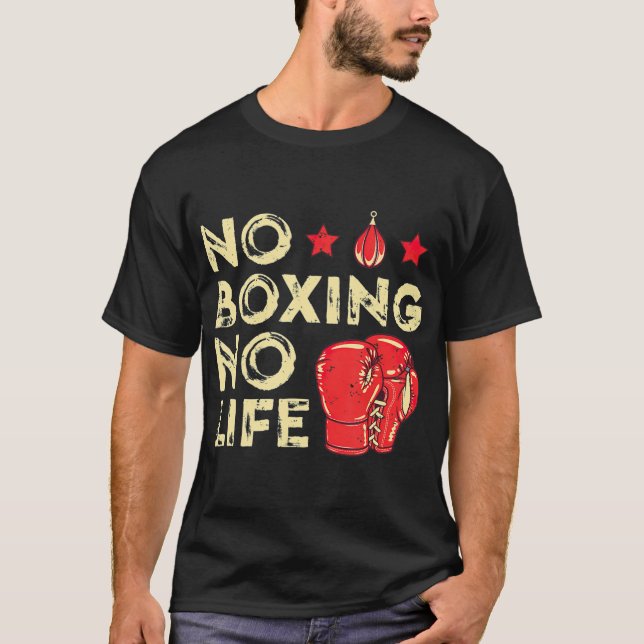 Camiseta Sem Boxing Sem Presentes Para Homens (Frente)