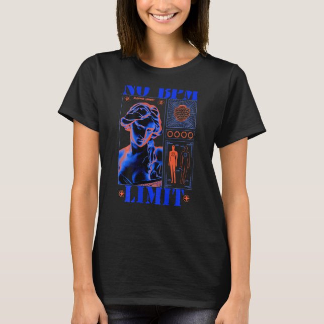 Camiseta Sem BPM Limit Techno Hardstyle Drum E Bass EDM ON (Frente)