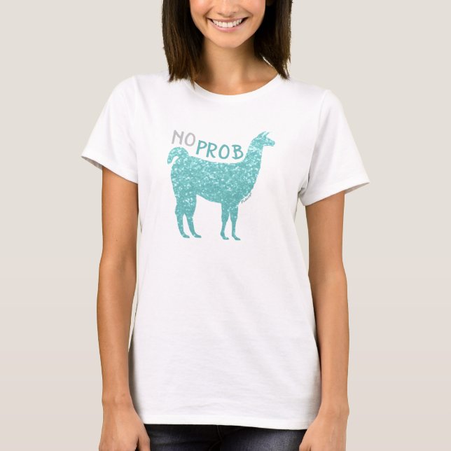Camiseta Sem brilho Prob Lama Turquoise (Frente)