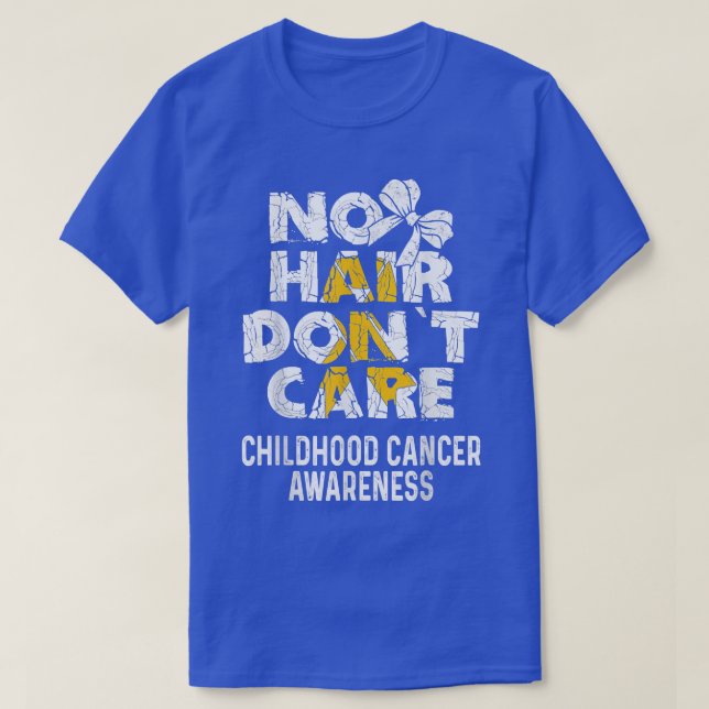 Camiseta SEM Cabelo - Frisa do Cancer de Consciência da Inf (Frente do Design)