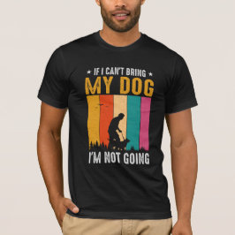 Camiseta Sem Cachorro Não Vou