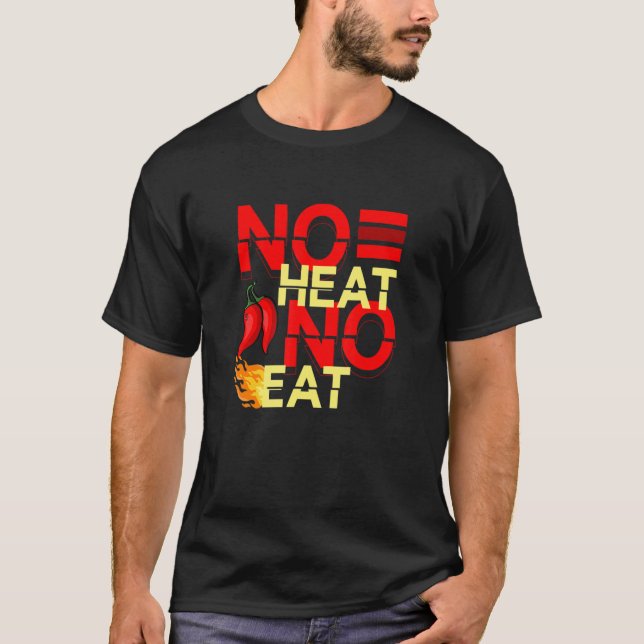Camiseta Sem Calor Sem Comer Sabor De Comida Espicante Chan (Frente)
