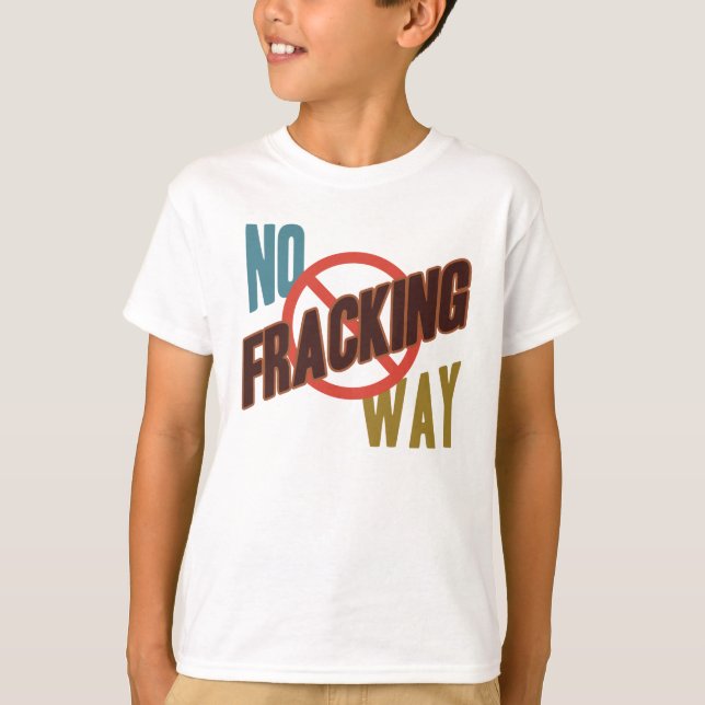 Camiseta Sem Caminho de Fracking (Frente)