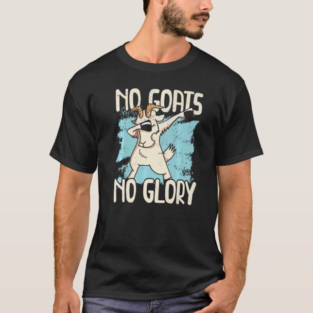 Camiseta Sem Caprinos Sem Glória Agricultura Animal Goat La (Frente)