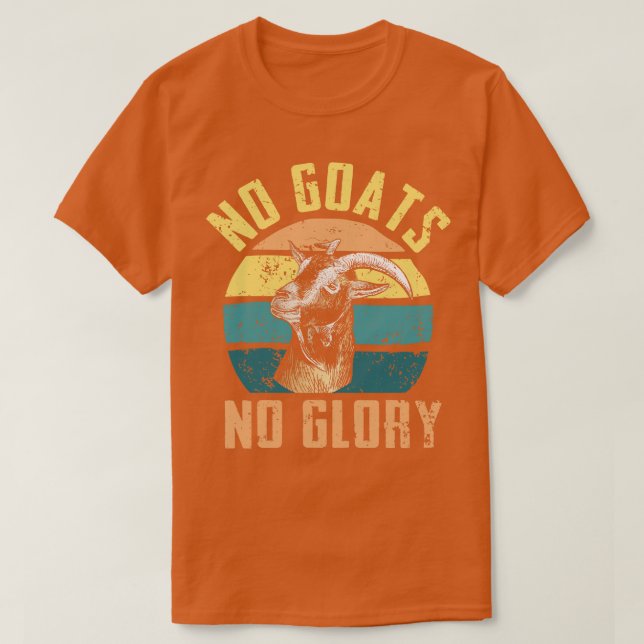 Camiseta Sem Caprinos sem pastor de cabra gloriosa (Frente do Design)