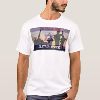 Camiseta Sem Cessar Fogo Destrui Grande Camisa-T Masculina