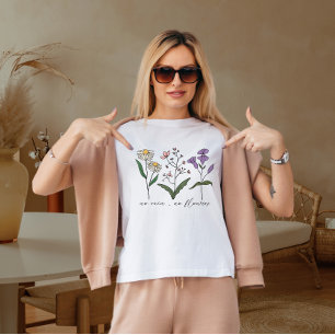 Camiseta sem chuva não há flor