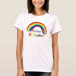 Camiseta Sem Chuva | Sem Arco-íris Fofo