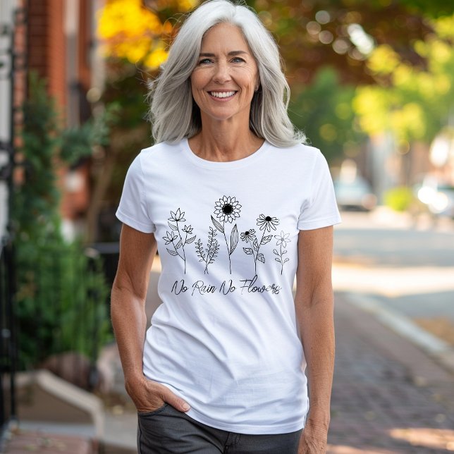 Camiseta Sem Chuva Sem Flores (Criador carregado)