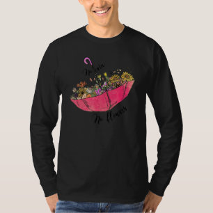 Camiseta Sem Chuva Sem Flores Retrô Flores Silvestres Saúde