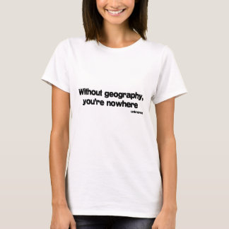 Camiseta Sem citações da geografia
