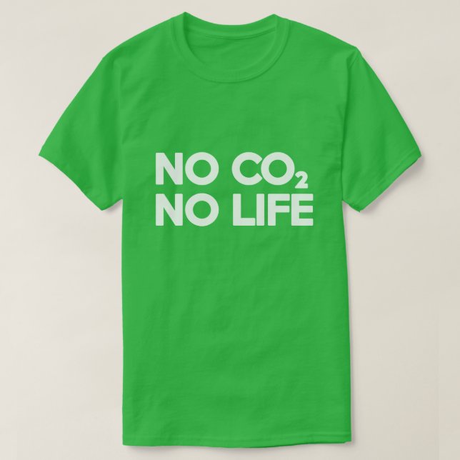 CAMISETA SEM CO2 SEM VIDA (Frente do Design)