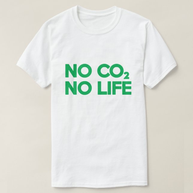 CAMISETA SEM CO2 SEM VIDA (Frente do Design)