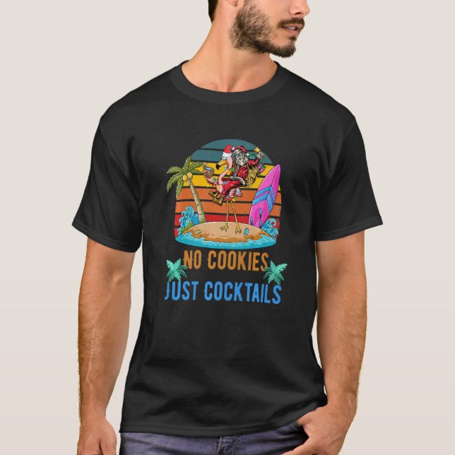 Camiseta Sem Cookies No Natal Em Julho Flamingo Sa (Frente)