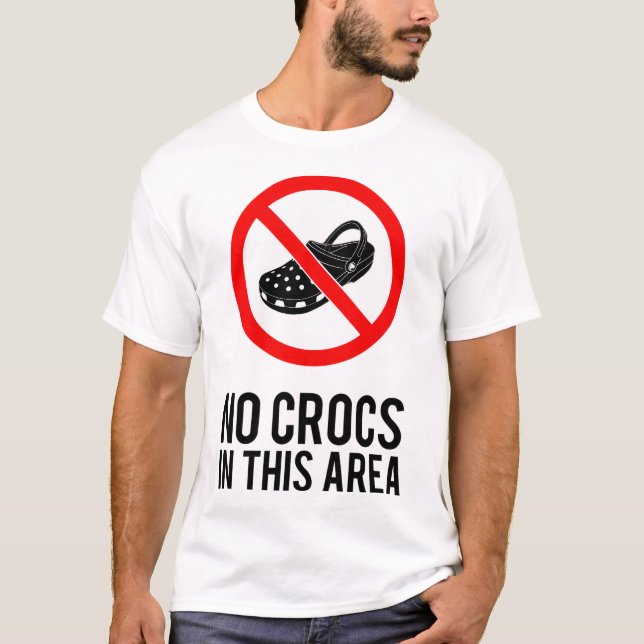 Camiseta Sem Crocs (Frente)