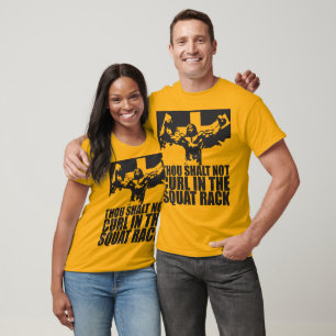 Camiseta Sem Curling No Rack Quadrado