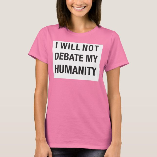 Camiseta Sem Debate. (Cinza) (Frente)