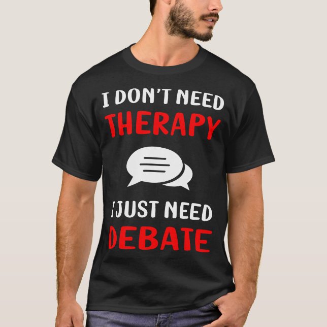 Camiseta Sem Debate Terapia (Frente)