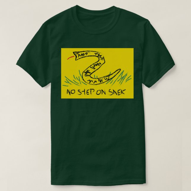 Camiseta sem degrau no snek 1 (Frente do Design)