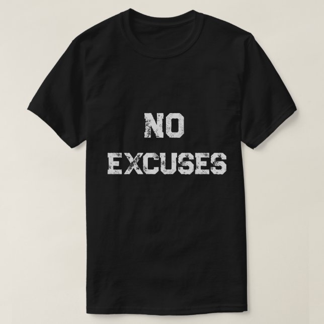 Camiseta Sem Desculpas - Camiseta Masculina Discip (Frente do Design)