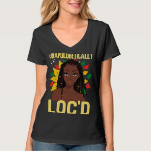 Camiseta Sem desculpas LOC D Black History Month Melanin