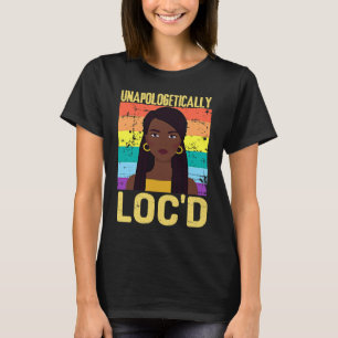 Camiseta Sem desculpas LOC D Black History Month Melanin