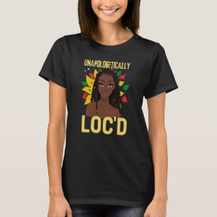 Camiseta Sem desculpas LOC D Black History Month Melanin