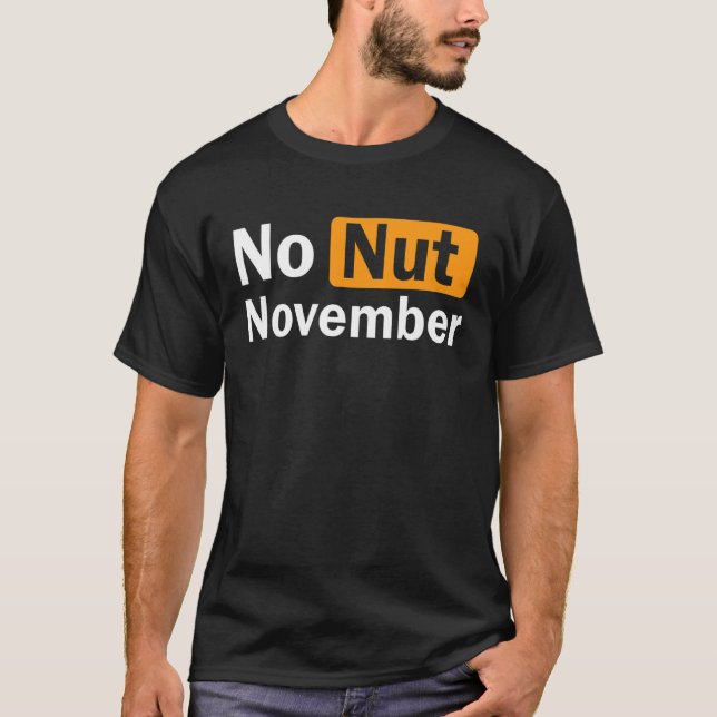 Camiseta Sem Design de desafio de novembro (Frente)