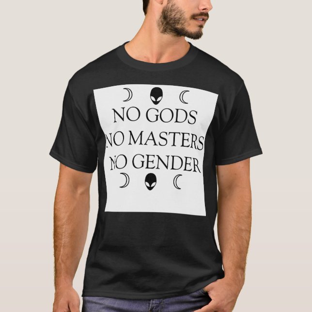 CAMISETA SEM DEUS NENHUM MESTRADO NENHUM GÊNERO (Frente)