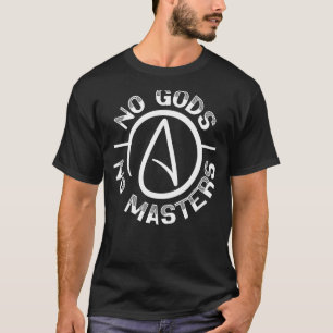 Camiseta Sem Deuses Nenhum Mestre Anti Religião Agnóstico B