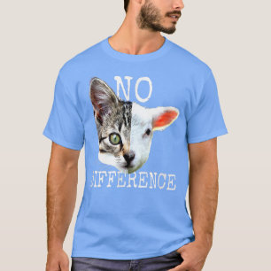 Camiseta Sem Diferenças Vegan Dizendo Vegetariano