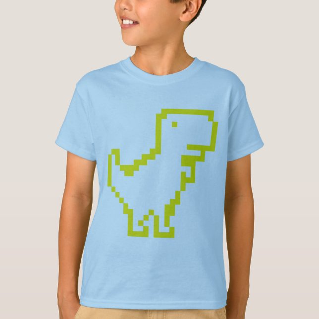 Camiseta Sem Dinossauro de Internet (Frente)