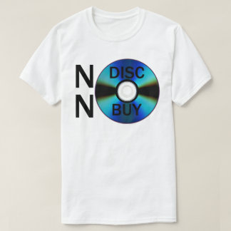 Camiseta Sem Disco Sem Compra (Texto Preto)