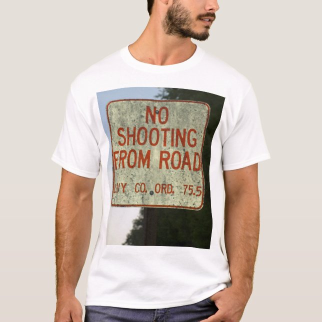Camiseta Sem disparo na rua Tee (Frente)