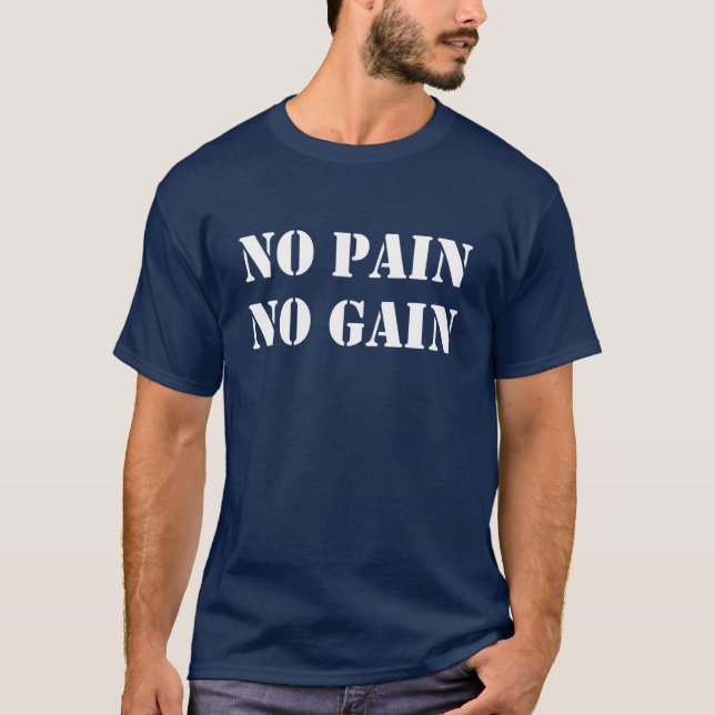CAMISETA SEM DOR NENHUM GANHO (Frente)