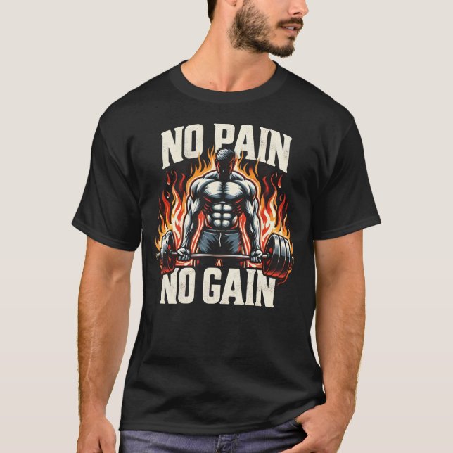 Camiseta Sem Dor, Sem Ganho (Frente)