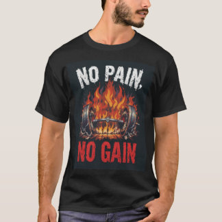 Camiseta Sem Dor Sem Ganho Design Motivacional Malhação