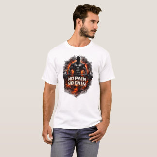 Camiseta Sem Dor, Sem Ganho: Levantamento de Potência