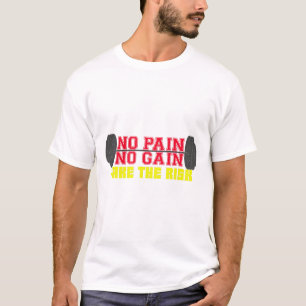 Camiseta Sem Dor Sem Ganho Motivação Malhação