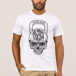 Camiseta Sem Dor Sem Ganho T-Shirt Caveira